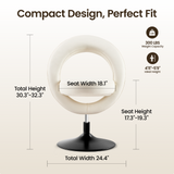 K01 Armless Swivel Chair